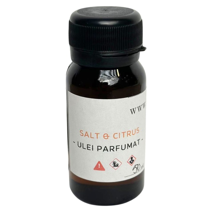 Ulei Parfumat pentru lumanari, sapunuri, difuzoare "Salt & Citrus" (Sare & Citrice) 50 ml