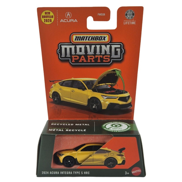 Matchbox Moving Parts - Acura Integra Type S HRC (2024) - Matchbox - 1:64