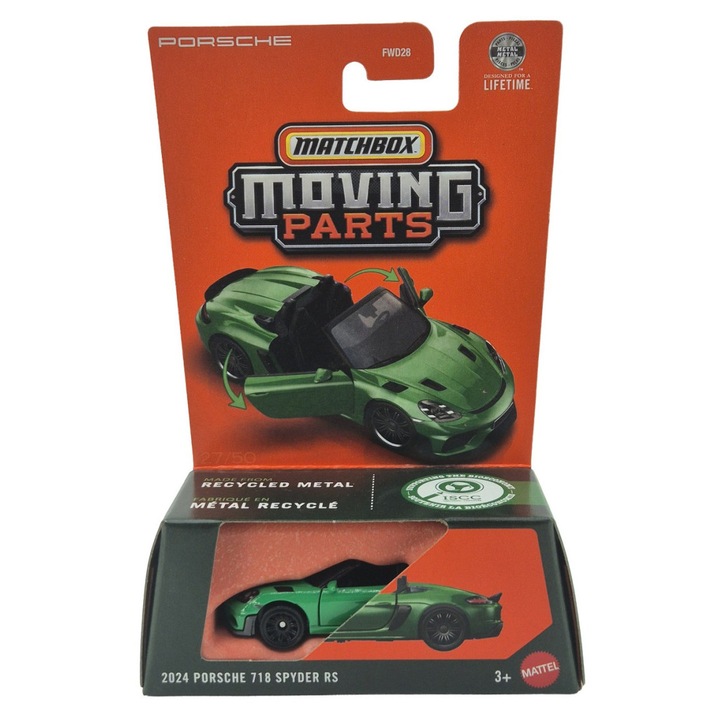 Matchbox Moving Parts - Porsche 718 Spyder RS (2024) - Matchbox - 1:64