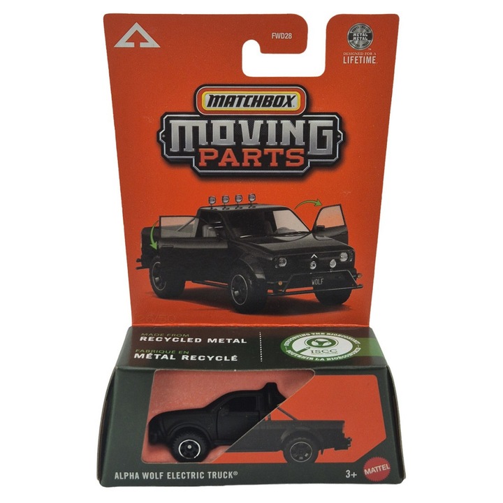 Matchbox Moving Parts - Alpha Wolf Electric Truck - Matchbox - 1:64