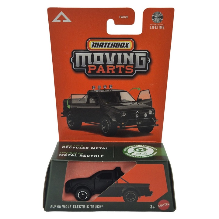 Matchbox Moving Parts - Alpha Wolf Electric Truck - Matchbox - 1:64