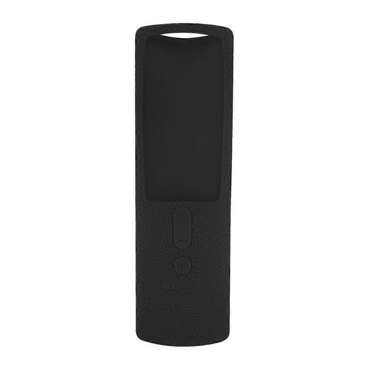 Husa de protectie pentru telecomanda Fire TV 4K, silicon antiderapant, rezistenta la socuri si praf, negru