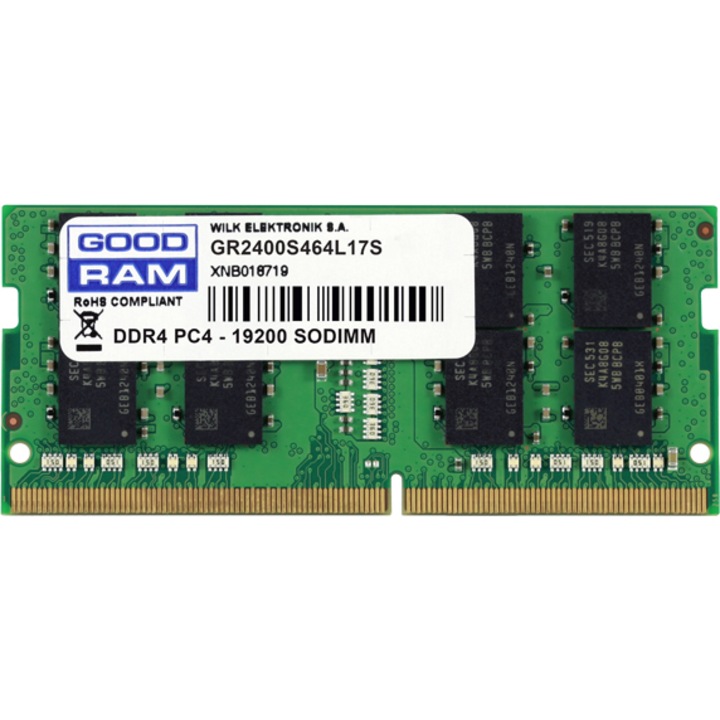 Memorie notebook Goodram 4GB DDR4, 2400 MHz, CL 17