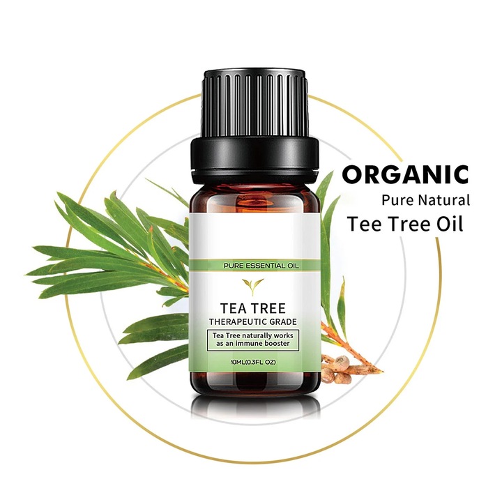 Ulei esential Tea Tree YANYXR, grad terapeutic 100% pur, 10 ml