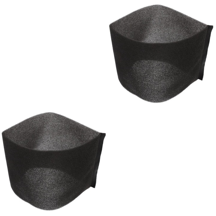 Filtru pentru aspirator YANYXR BCS3103515, din bumbac, negru, set 2, 20 x 15 x 10 cm