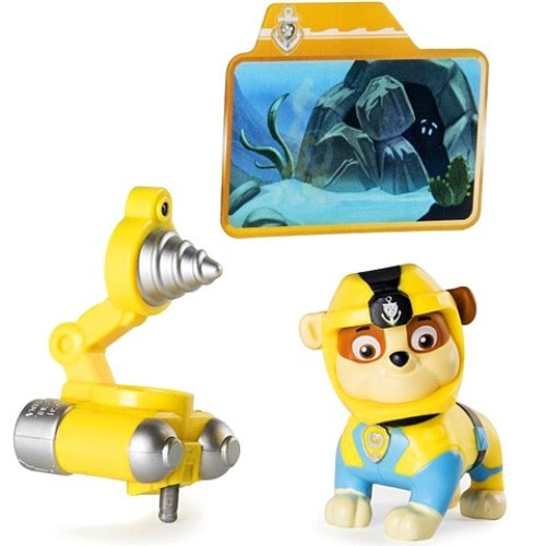 Figurina Rubble cu lumini Patrula Catelusilor Sea Patrol