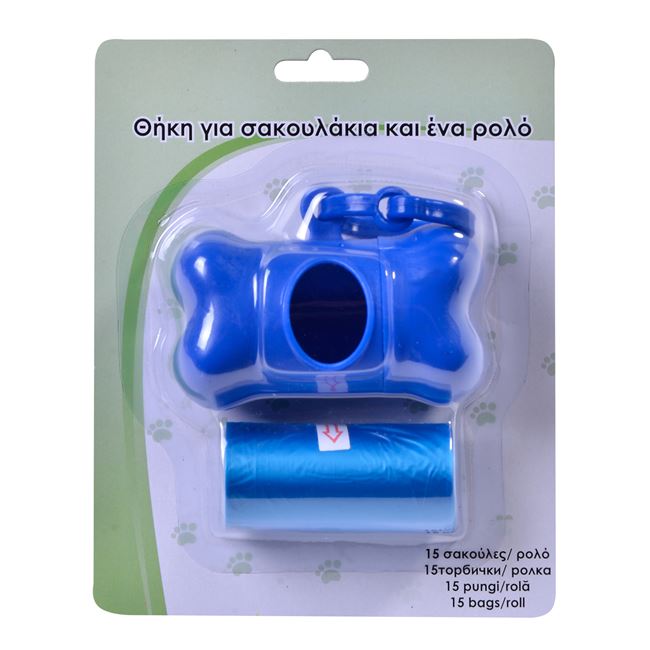 Suport punga pentru gunoi catei Zola® + 15 saci