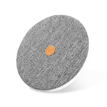 Incarcator rapid wireless, pad textil, cu cablu Type C detasabil, Xoomz Fabric, culoare Gri Incarcator rapid wireless, pad textil, cu cablu Type C detasabil, Xoomz Fabric, culoare Gri