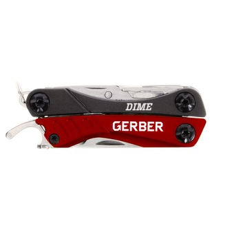 Mini Multi-Tool Gerber Dime Rosu, 62g Mini Multi-Tool Gerber Dime Rosu, 62g
