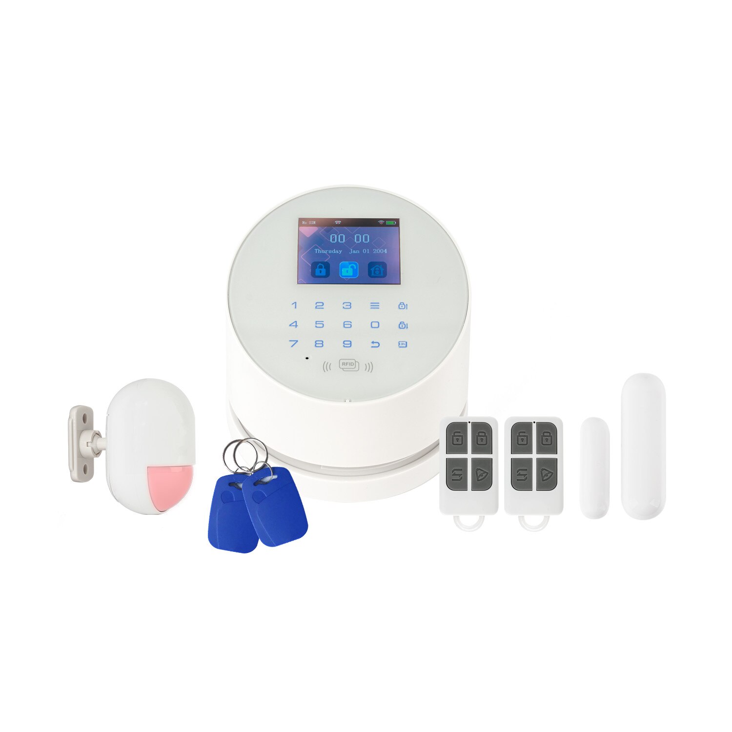 Kit alarma wireless, ecran color 2.4