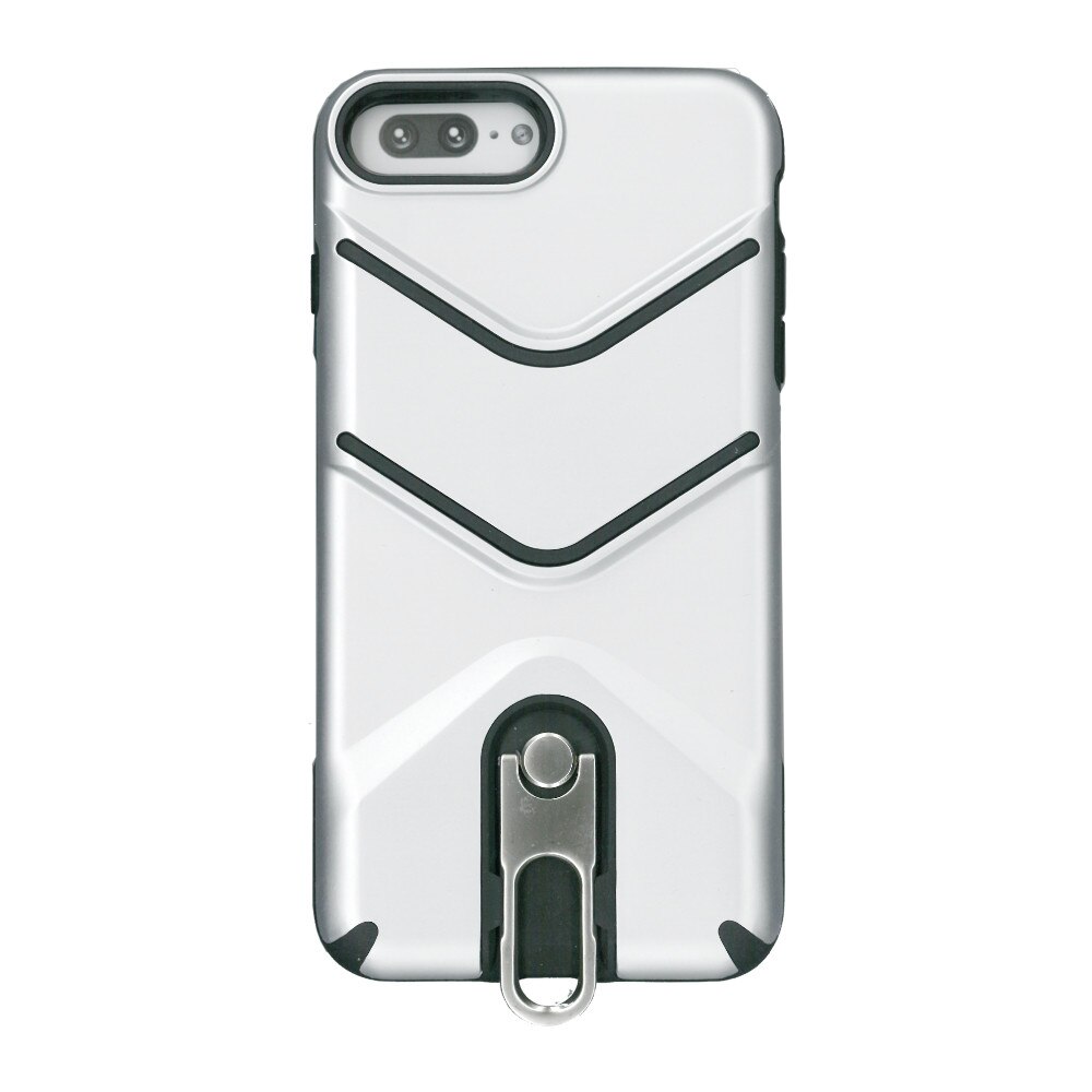 Husa spate cu clips Creative pentru iPhone 7 Plus, argintiu