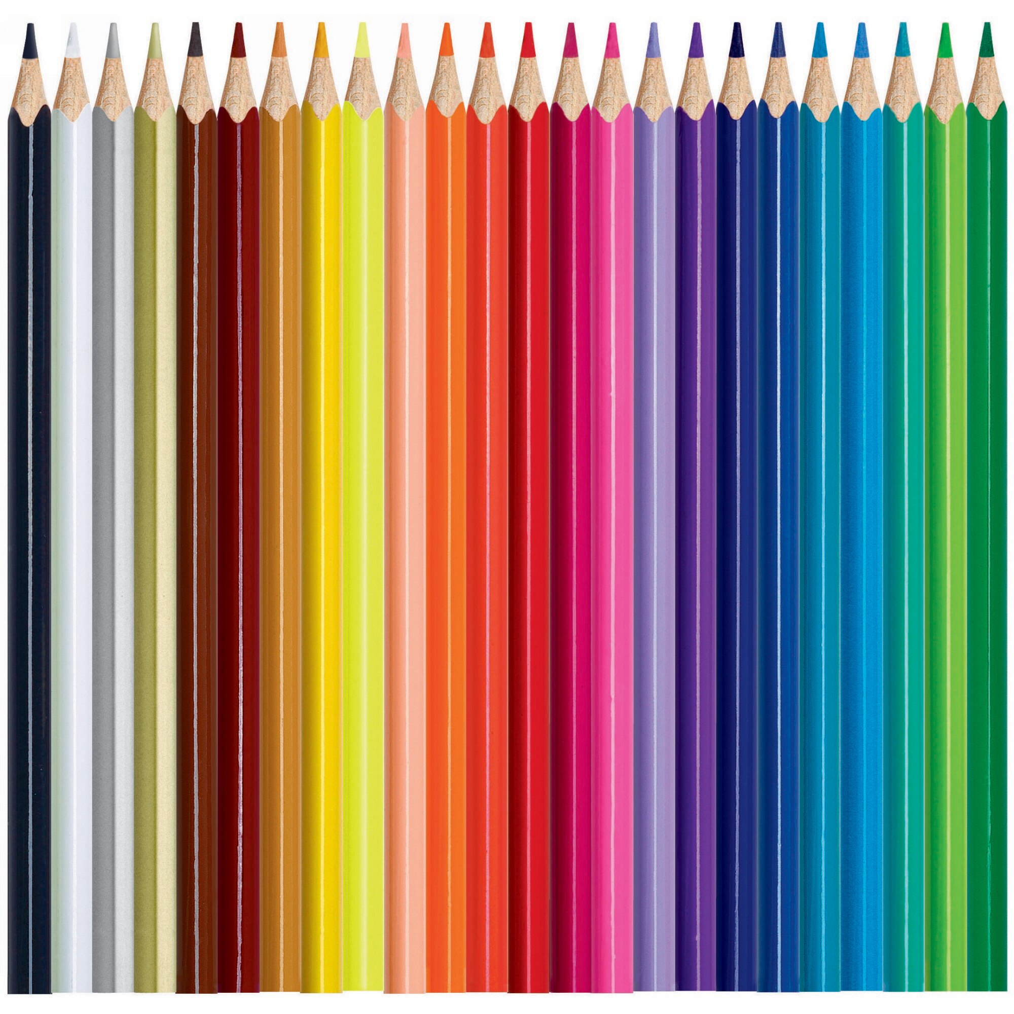 Maped - Crayons de couleur Color'Peps Smart Box - Boîte Réutilisable - 15  Crayons de Couleur dont 3 Crayons Fluo