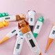 Digitális testhőmérő FG123K0225-260803-6120, puha, hajlékony hegy, hordozható, digitális Celsius kijelző, sárga/fehér