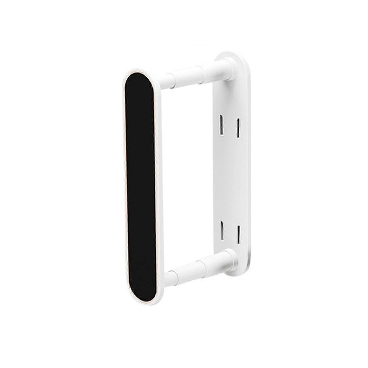 Uscator de rufe retractabil montat pe perete FG123K0225-260803-6390, pliabil, din plastic si aluminiu, alb