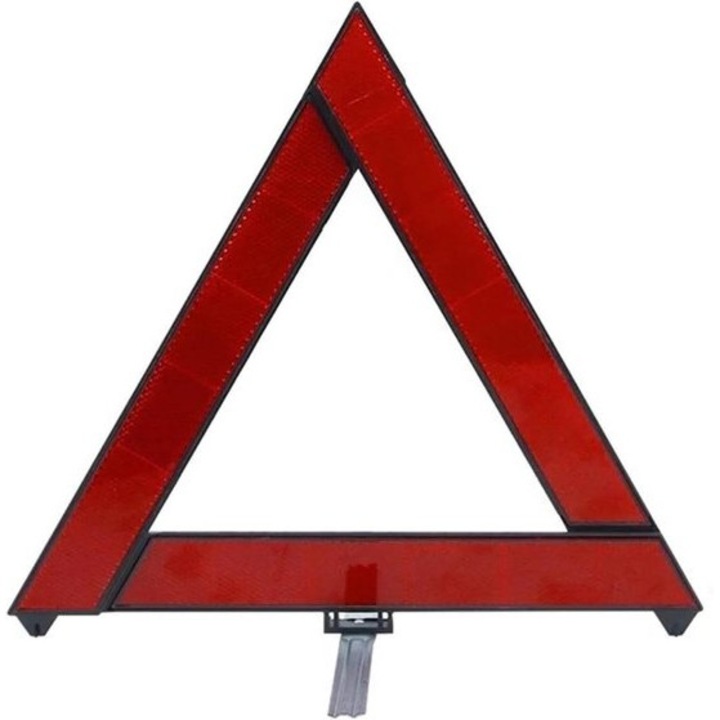 Összecsukható figyelmeztető háromszög K0255-0804-BLCJ59759, fényvisszaverő, 30 cm, piros