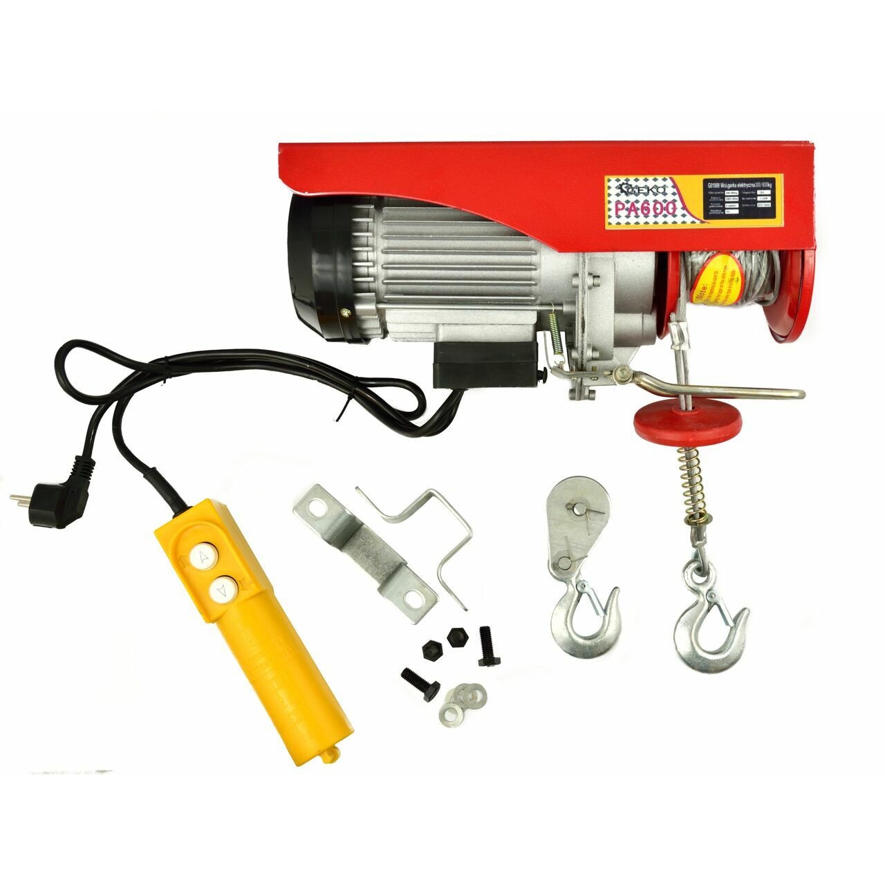 Troliu electric pentru ridicat 300-600 kg, GEKO G01088