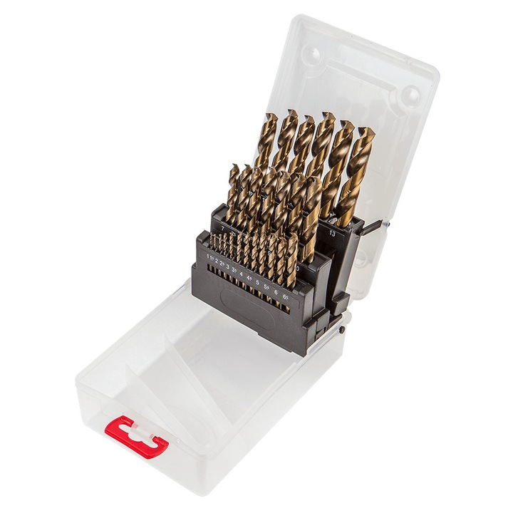 Set burghie pentru metal VERTO 25buc