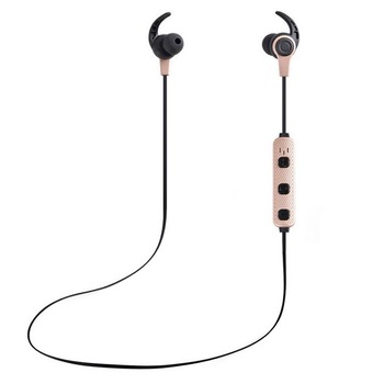 Casti Sport Wireless Bluetooth iUni CB41, Handsfree, Microfon, Control Volum, Magnet, Gold Casti Sport Wireless Bluetooth iUni CB41, Handsfree, Microfon, Control Volum, Magnet, Gold