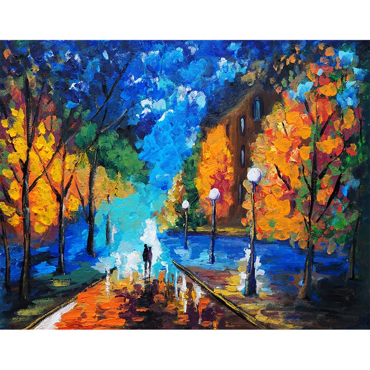 Tablou grand canvas "Reproducere pictura Dating Tonight" - 120 x 80 cm