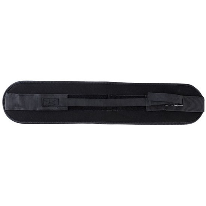 Pad pentru hip thrust K0443-emagCJ-32616, párnázott párna és állítható heveder, kompatibilis súlyzókkal/kézisúlyzókkal/kettlebellel, fekete