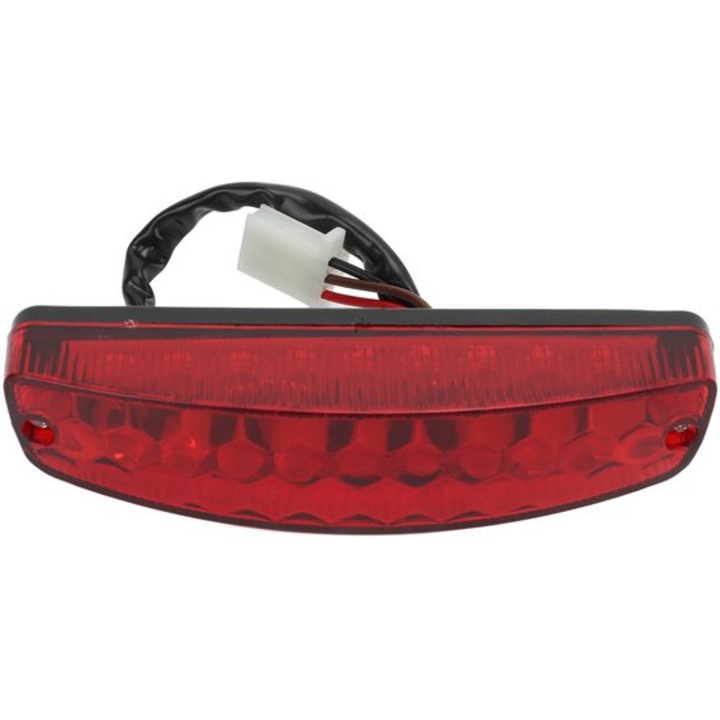 Stop LED pentru ATV, K0443-emagCJ-34151, 3 pini, impermeabil, 12V, rosu, compatibil 50-125cc