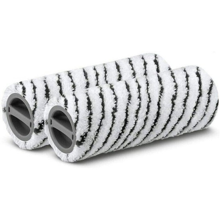 Role de inlocuire pentru Karcher FC3/FC5/FC7, microfibra cu peri duri pentru gresie si piatra, gri, set 4, 150 x 60 mm, cod 2.055-021.0