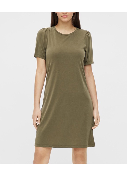 Rochie Evendi, Scurt maneci scurte, Verde, marime XS
