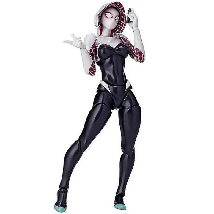 Фигурка Spider-Gwen, PVC артикулирана, вдъхновена от Spider-Man: Across the Spider-Verse, многоцветна, 1 бр., PO-CJ-K0433-26-8-04-3867