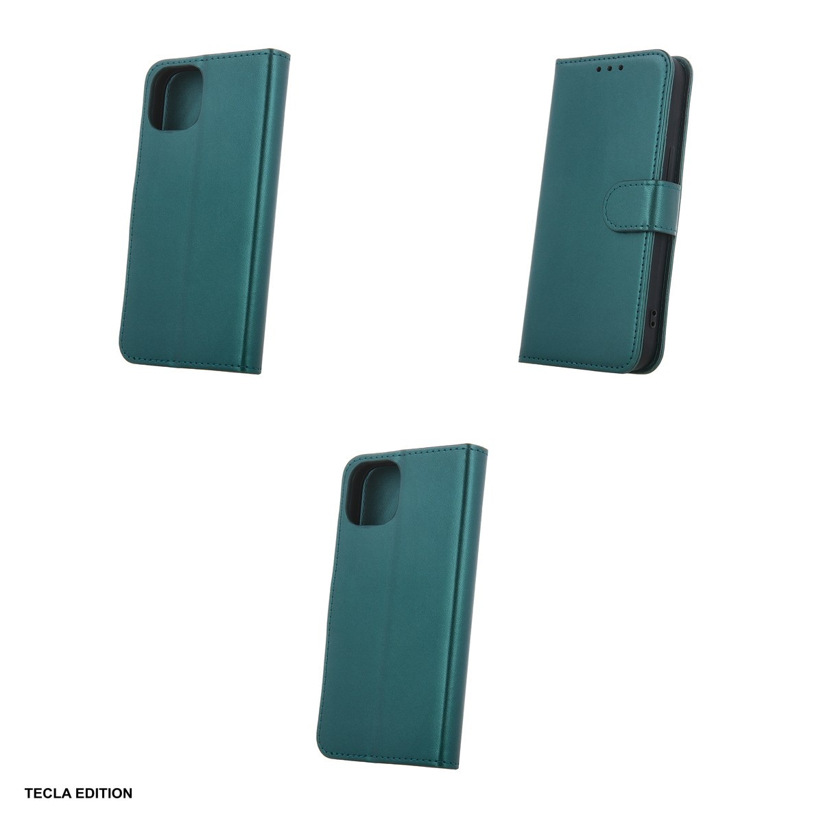 Husa Smart Classic pentru Samsung Galaxy S25 Plus, tip carte cu inchidere magnetica, Verde