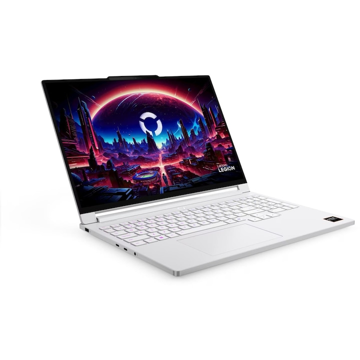 Laptop Lenovo Legion 7, 16" WQXGA, AMD Ryzen™ AI 7 450 pana la 5.1 GHz, 32 GB RAM LPDDR5x 8533, 1 TB SSD, NVIDIA® GeForce® RTX 5060 8 GB, Windows 11 Pro, Glaicer White 1 TB