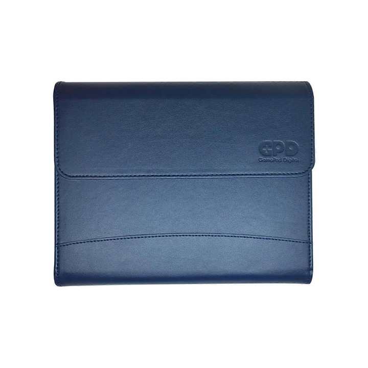 Husa de protectie pentru GPD, compatibila GPD Pocket/GPD WIN Max 2, din piele PU, albastru, 23 x 9 cm
