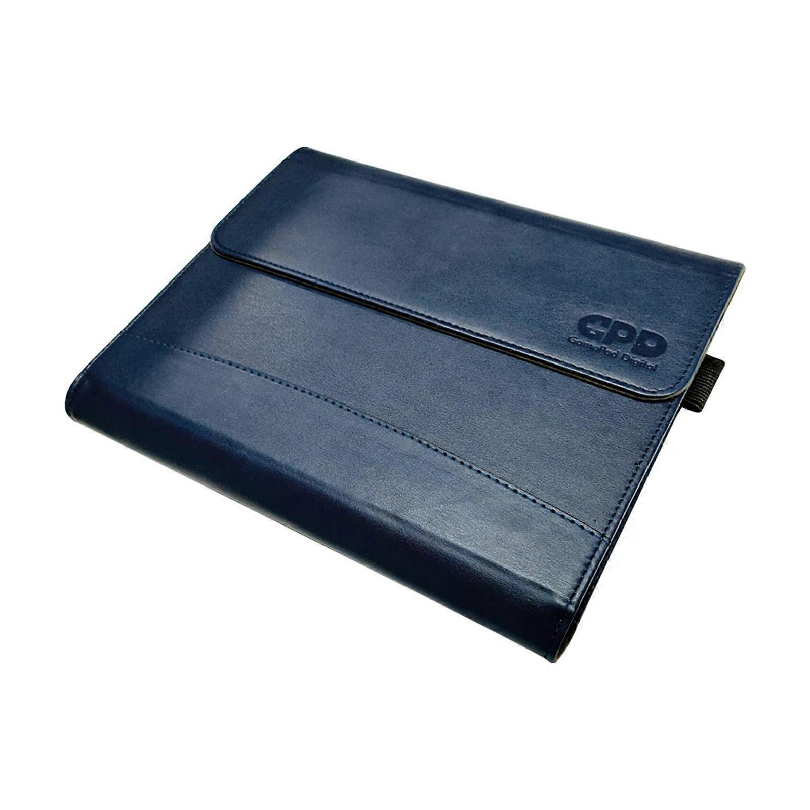 Husa de protectie pentru GPD, compatibila GPD Pocket/GPD WIN Max 2, din piele PU, albastru, 23 x 9 cm