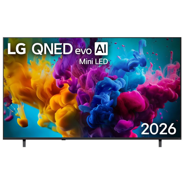 Televizor LG QNED Evo Mini LED 75QNED8MB6A, 189 cm, Smart, 4K Ultra HD, 144 Hz, Clasa E (Model2026)