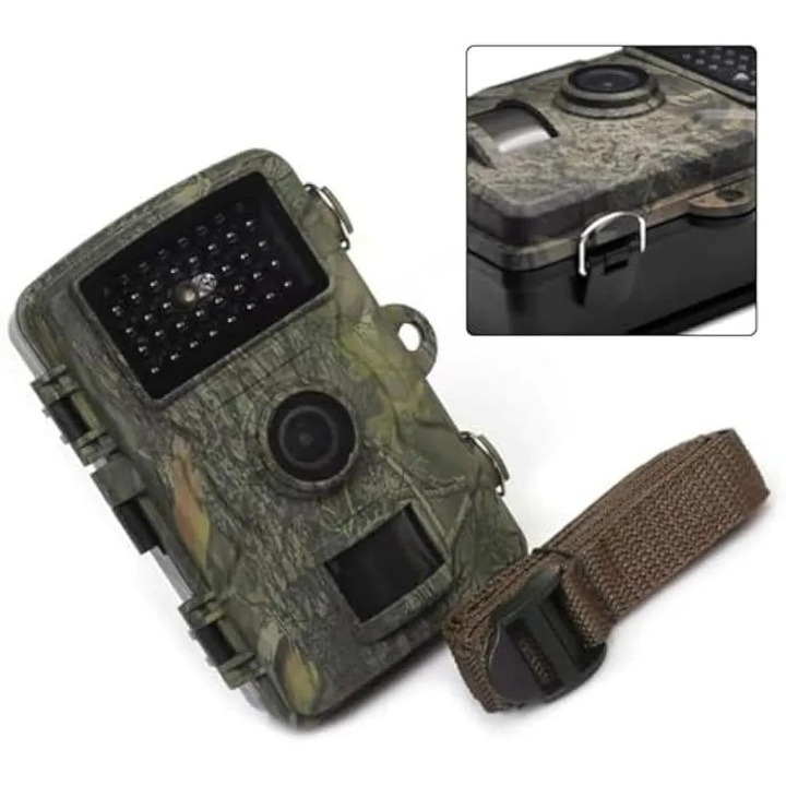 Camera de vanatoare K0544-26804-1755-AMC, 12MP foto, video 1080p, infrarosu 940nm non-glare cu 40 LED, viteza declansare 0.8s, IP66, camuflaj