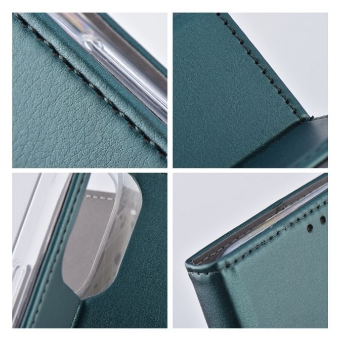 Husa Upzz® Smart Magneto Pentru Oppo Reno 16 F / FS, Inchidere magnetica, Protectie sporita, Verde