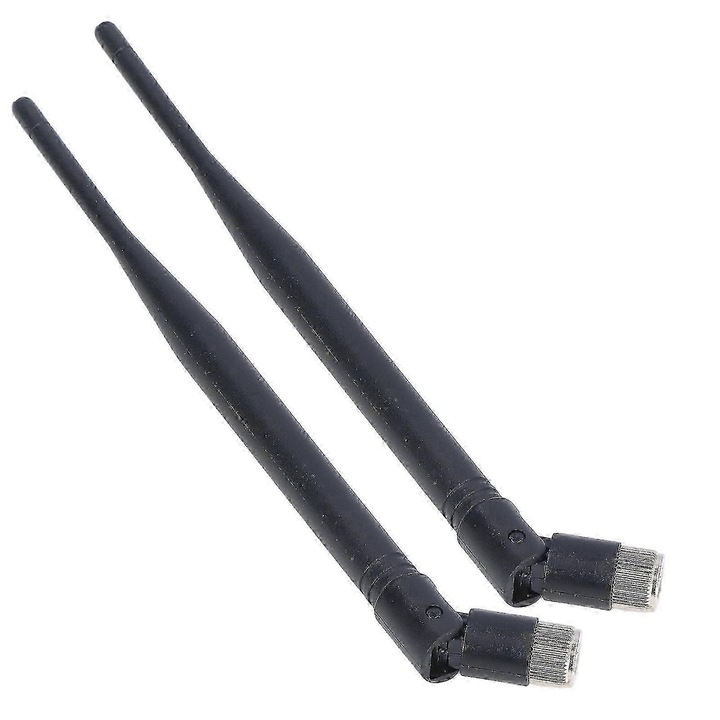 Сгъваеми антени 6 dBi за NB‑IoT, SMA конектор (вътрешна резба), 824-960 MHz, водоустойчиви, ABS, черни, комплект 2 бр.