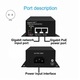 Инжектор PoE++ гигабитов 90W, съвместим с IEEE 802.3af/at/bt, 1x PoE + 1x LAN Gigabit, вход AC 100–240V, метален корпус, US щепсел, черен, модел K0276-FUCJ20260804-2631