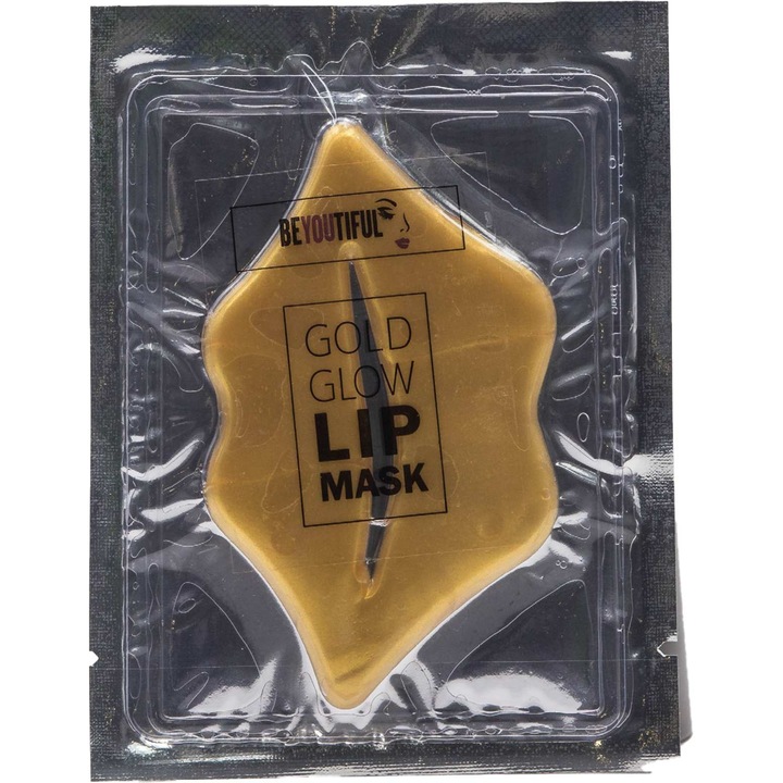 Masca Hydrogel Gold pentru buze, 1 buc