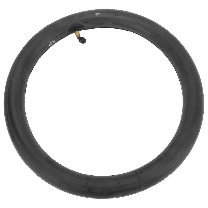 Camera de aer pentru bicicleta 14 x 2.125 din cauciuc butilic, valva unghiulara, negru