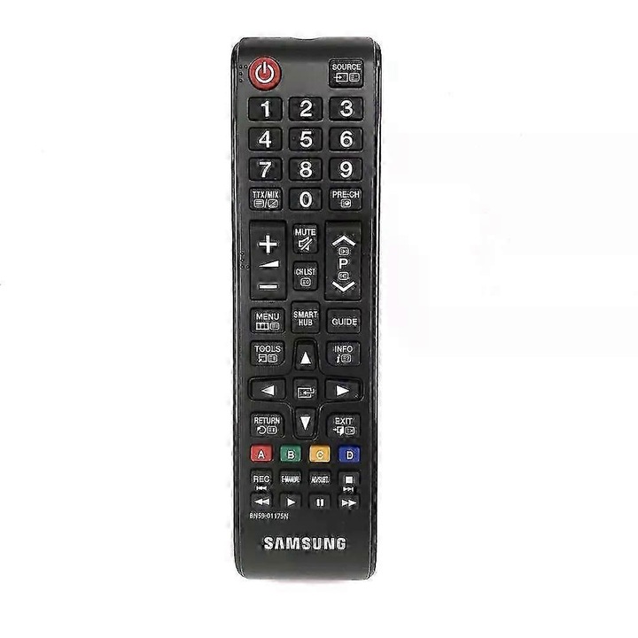Telecomanda TV BN59-01175N, inlocuire pentru Samsung (modele UN32H5500/UN40H5500/UE55HU7200 si compatibile), neagra