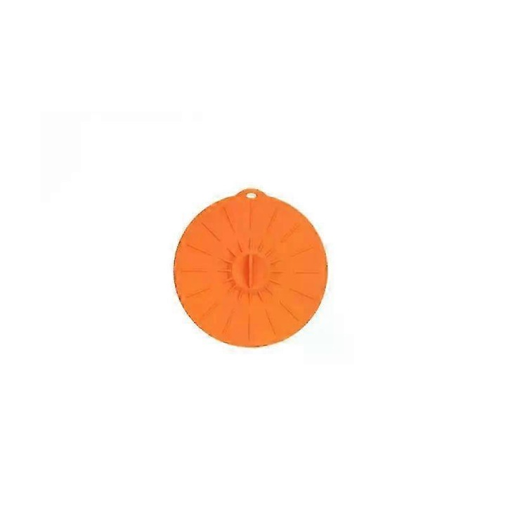 Capac universal din silicon alimentar, etans pentru bol/vas, O 150 mm, portocaliu, 1 buc (FG123K0225-260803-13282)