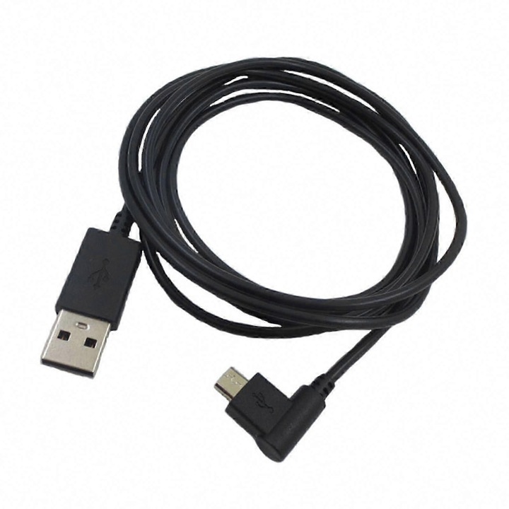 Cablu de date si incarcare pentru tablete Wacom, compatibil CTL-472/672/4100/6100/490/690/480/680/471/671, Micro-USB unghi drept, negru, 180 cm, model FG123K0225-260803-15109