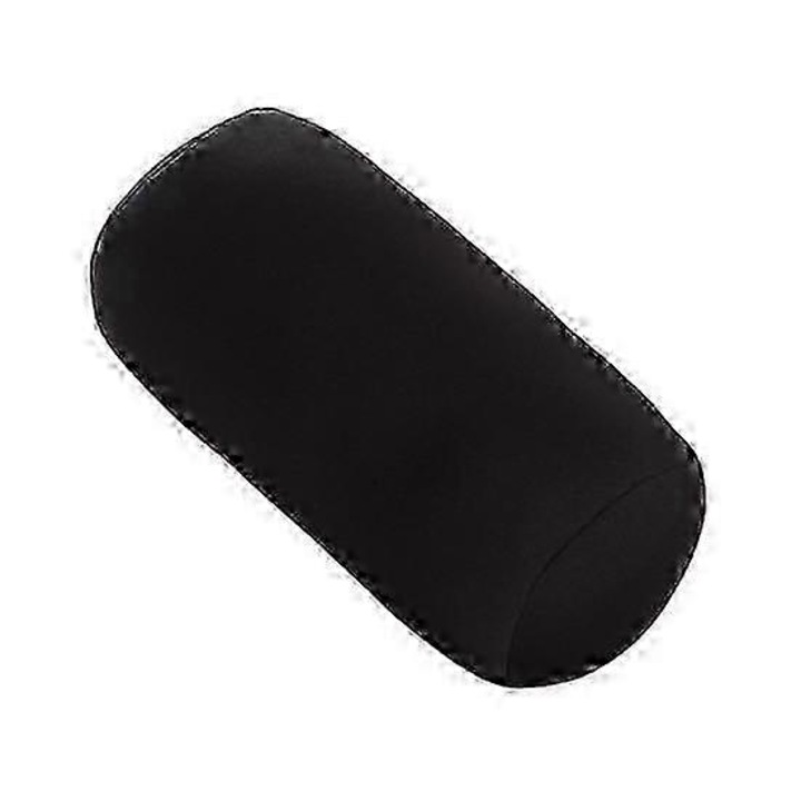 Perna cilindrica din spuma memory FR1-K0446-260710-2926, husa detasabila din poliester, negru, 30 x 16 cm