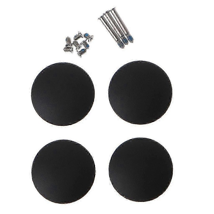 Set talpi cauciuc pentru MacBook A1278/A1286/A1297 FG123K0225-260803-19327, suruburi incluse (4 talpi, 3 suruburi lungi, 7 suruburi scurte), negru