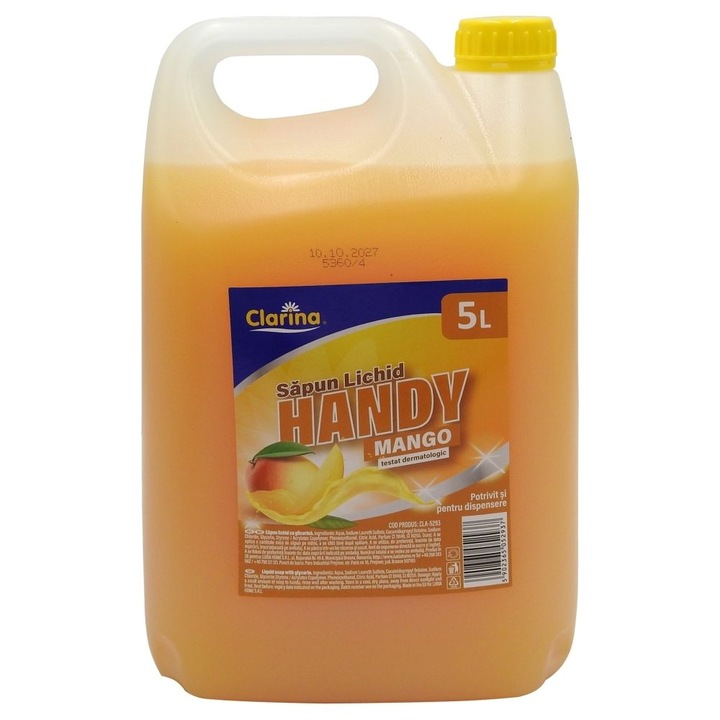 Sapun Lichid, Clarina, 5 L Mango