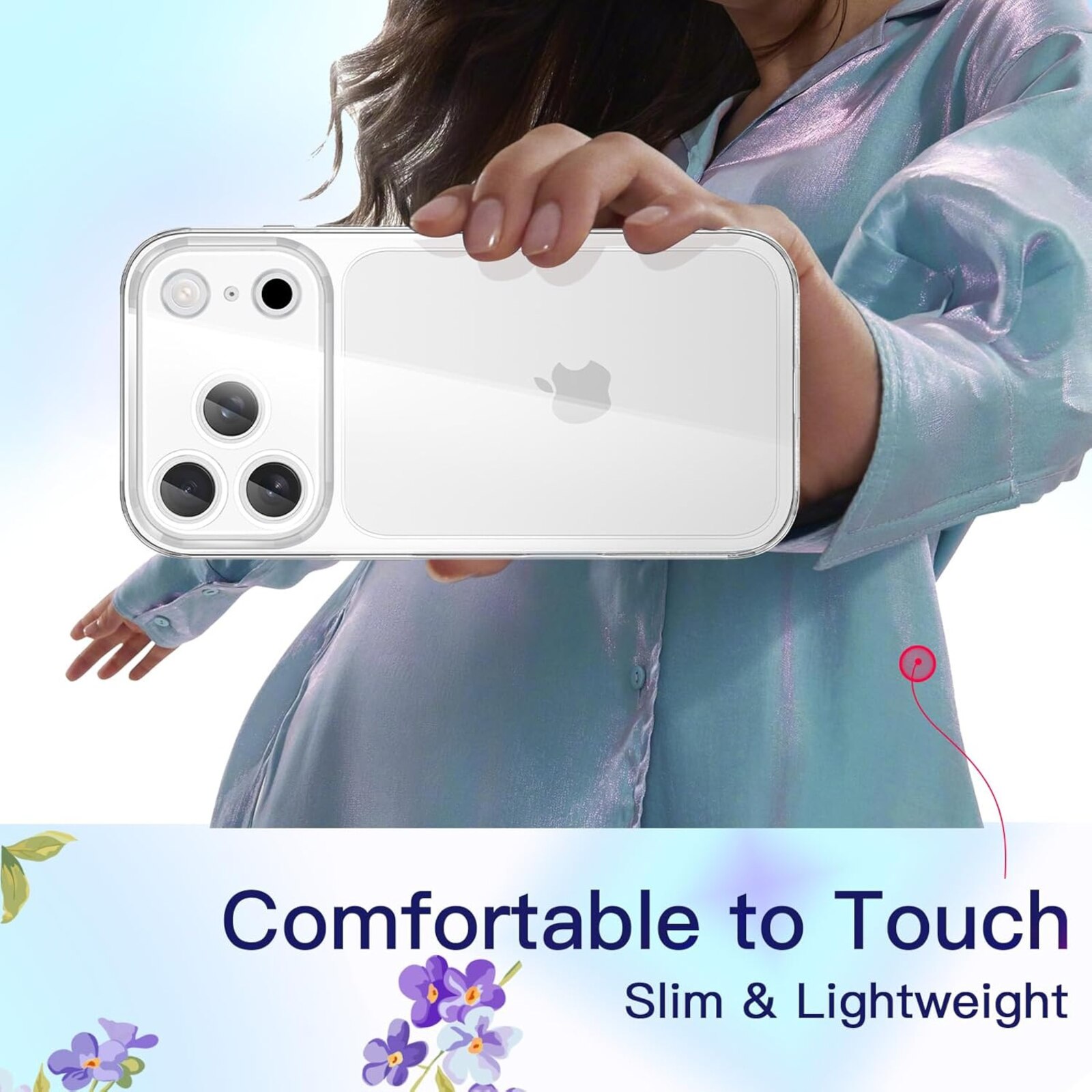 Husa iPhone 17 Pro Max/ 18 Pro Max, Slim Luxury Transparenta Full Protection
