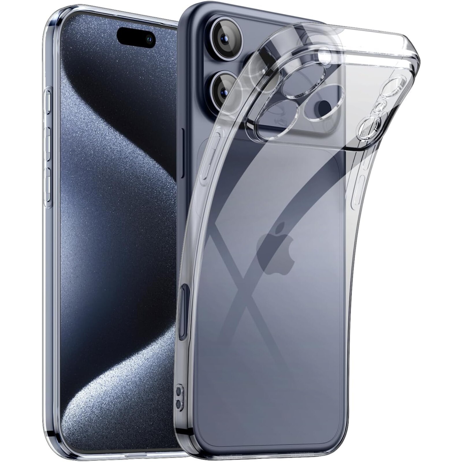 Husa iPhone 17 Pro Max/ 18 Pro Max, Slim Luxury Transparenta Full Protection