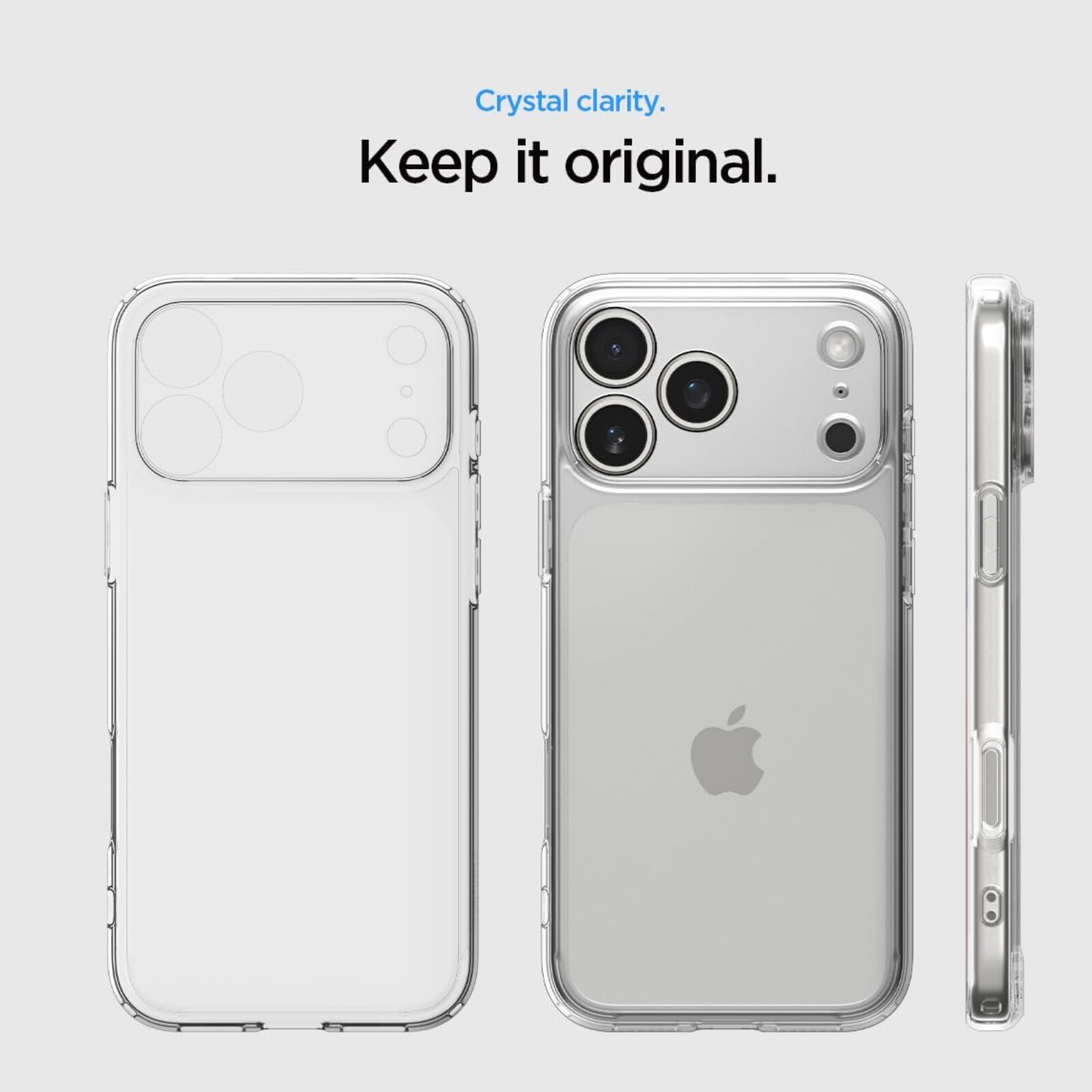 Husa iPhone 17 Pro Max/ 18 Pro Max, Slim Luxury Transparenta Full Protection