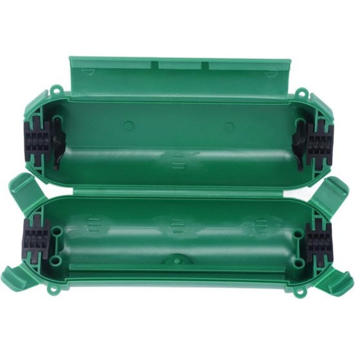 Cutie etansa pentru imbinari electrice K0443-emagCJ-49446, ABS, pentru cabluri AWG14/16, verde, 180 x 60 x 57 mm