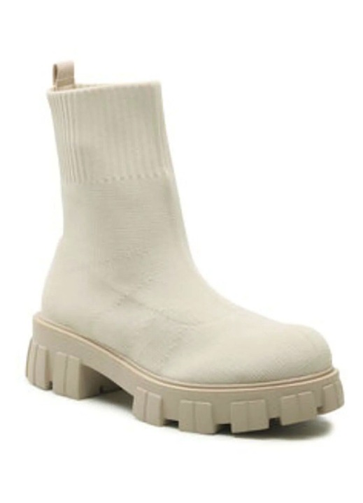 Ghete Evendi, Casual, Crem, marime 38
